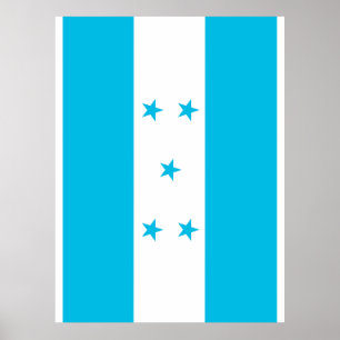Póster Bandera de Honduras