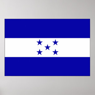 Póster Bandera de Honduras