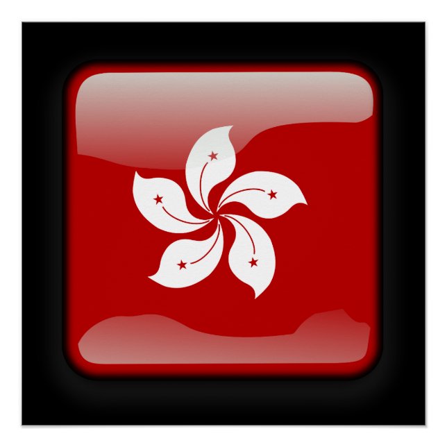Póster Bandera de Hong Kong (Anverso)