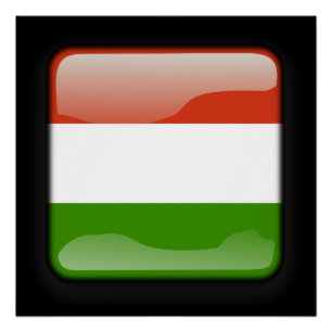 Póster Bandera de Hungría