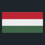 Póster Bandera de Hungría<br><div class="desc">Bandera patriótica de Hungría.</div>