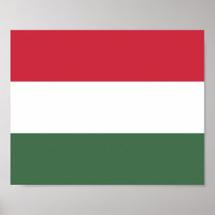 Póster Bandera de Hungría