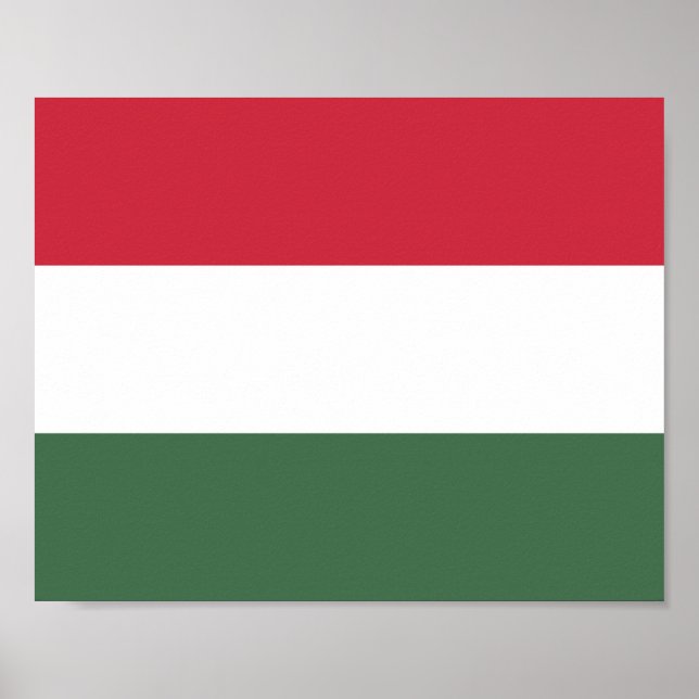 Póster Bandera de Hungría (Frente)
