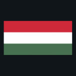 Póster Bandera de Hungría<br><div class="desc">Bandera patriótica de Hungría</div>