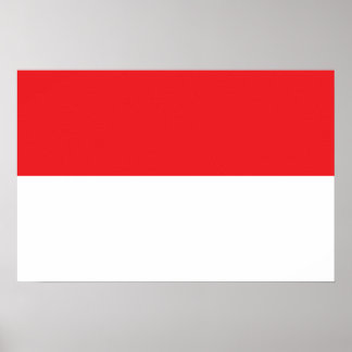Póster Bandera de Indonesia
