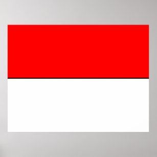 Póster Bandera de Indonesia