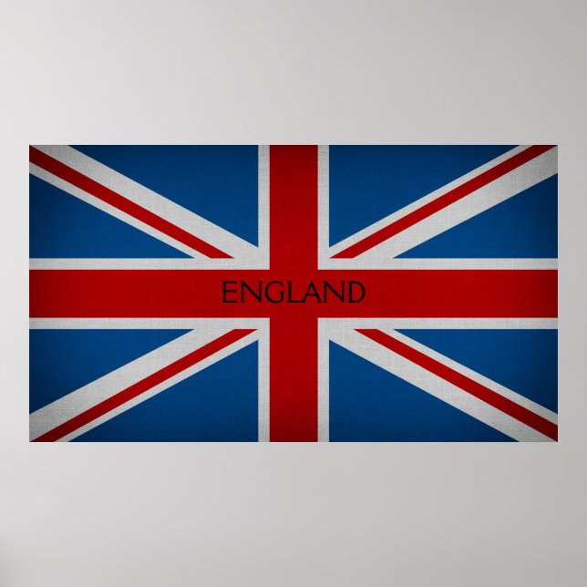 Póster Bandera de Inglaterra (Frente)