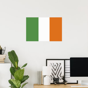 Póster Bandera de Irlanda