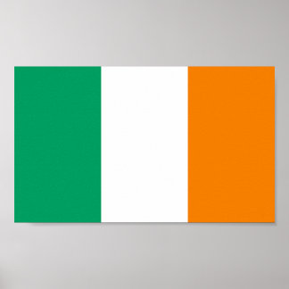 Póster Bandera de Irlanda