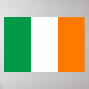 Póster Bandera de Irlanda