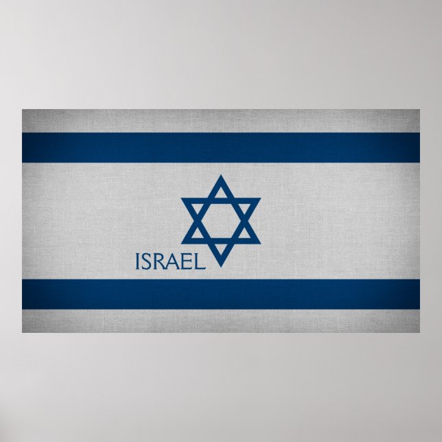 Póster Bandera de Israel (Frente)