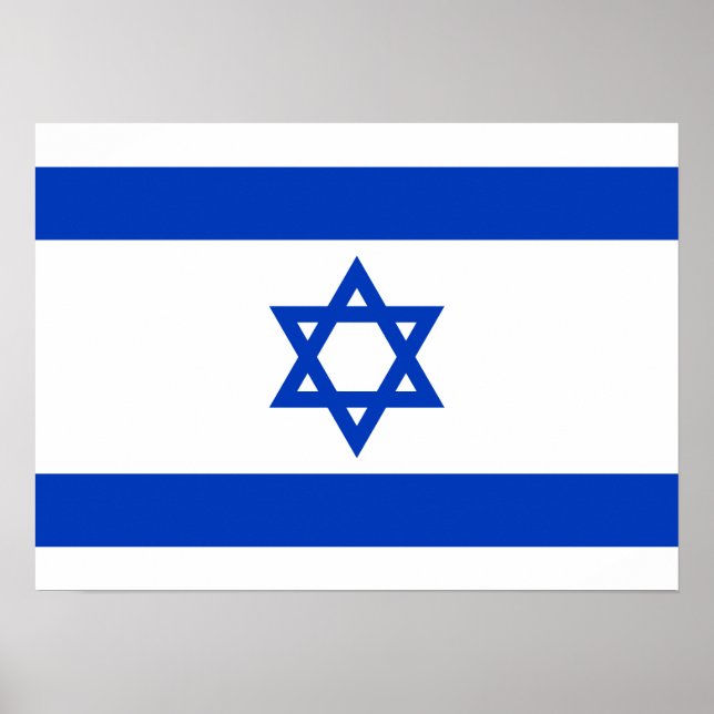 Póster Bandera de Israel (Frente)