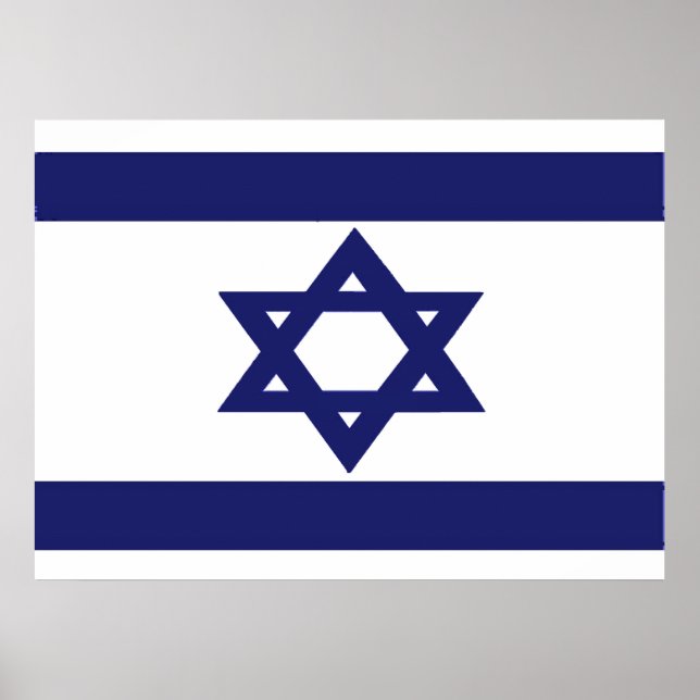 Póster Bandera de Israel (Frente)