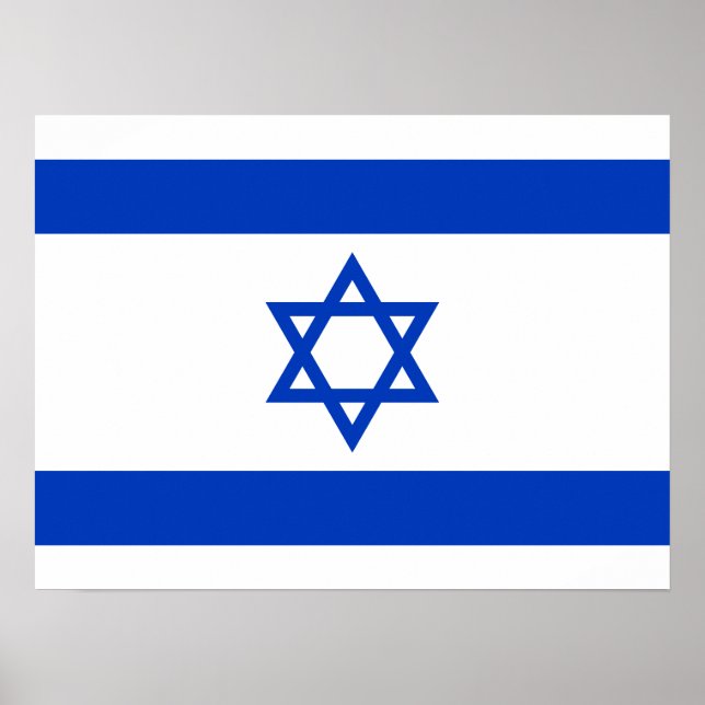 Póster Bandera de Israel (Frente)
