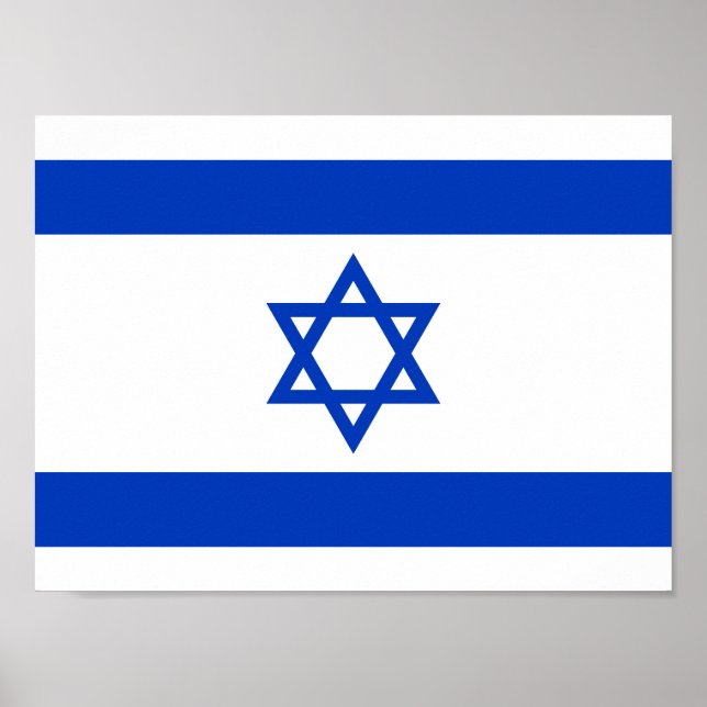 Póster Bandera de Israel (Frente)