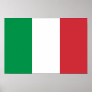 Póster Bandera de Italia