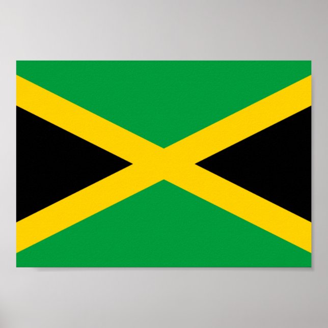 Póster Bandera de Jamaica (Frente)