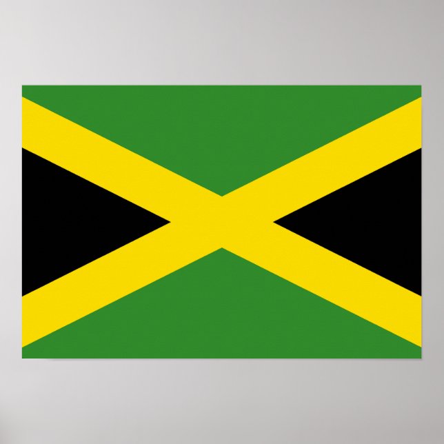 Póster Bandera de Jamaica (Frente)