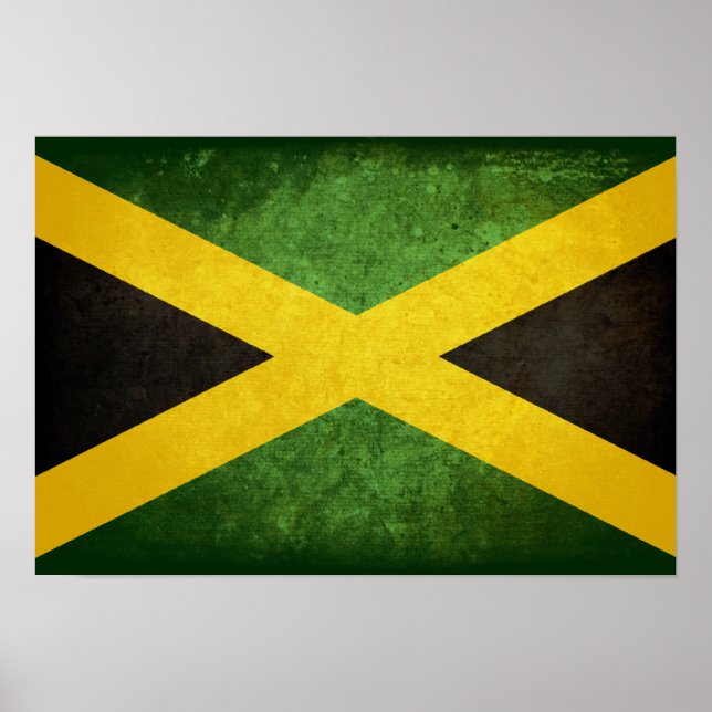 Póster Bandera de Jamaica (Frente)