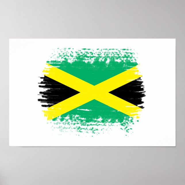 Póster Bandera de Jamaica (Frente)