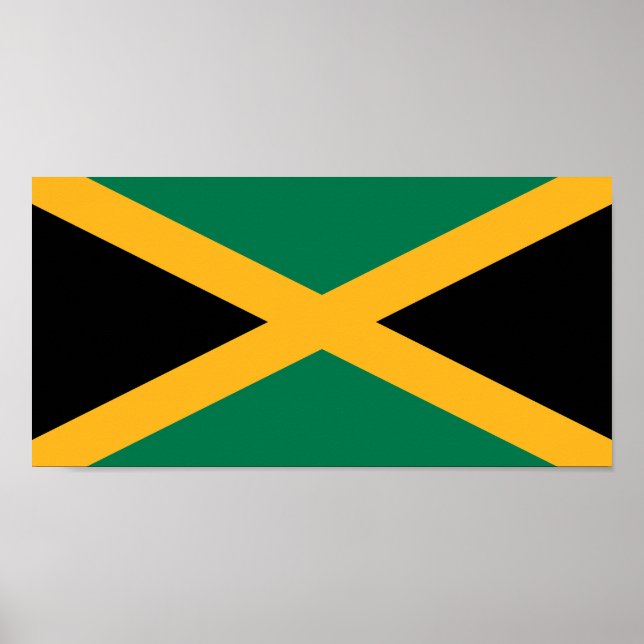 Póster Bandera de Jamaica (Frente)