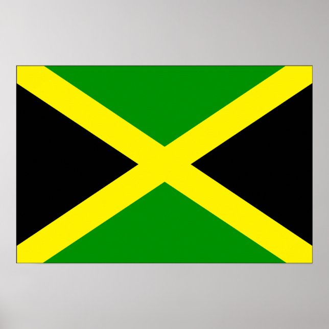 Póster Bandera de Jamaica (Frente)