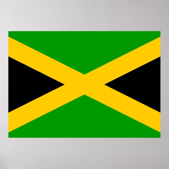 Póster Bandera de Jamaica (Frente)