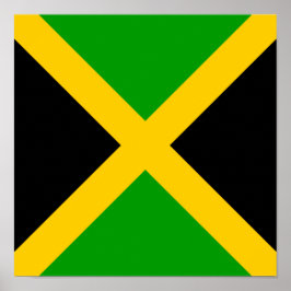 Póster Bandera de Jamaica Etnia del país jamaiquino