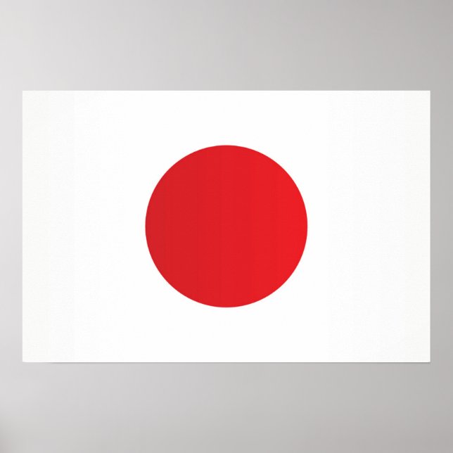 Póster Bandera de Japón (Frente)