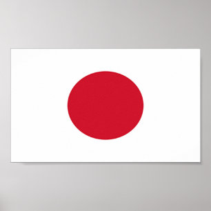 Póster Bandera de Japón