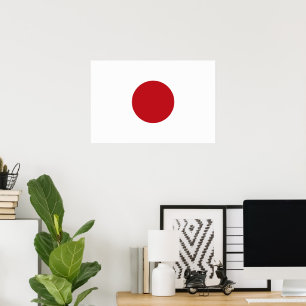 Póster Bandera de Japón