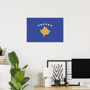Póster Bandera de Kosovo