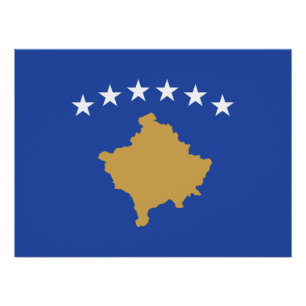 Póster Bandera de Kosovo