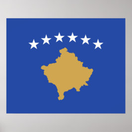 Póster Bandera de Kosovo