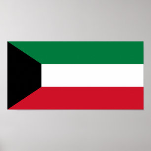 Póster Bandera de Kuwait