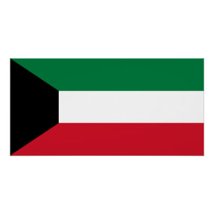 Póster Bandera de Kuwait