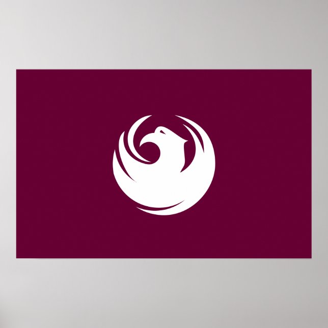 Póster Bandera de la ciudad de Phoenix (Arizona) (Frente)