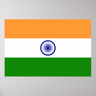 Póster Bandera de la India