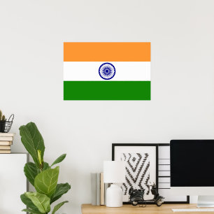 Póster Bandera de la India