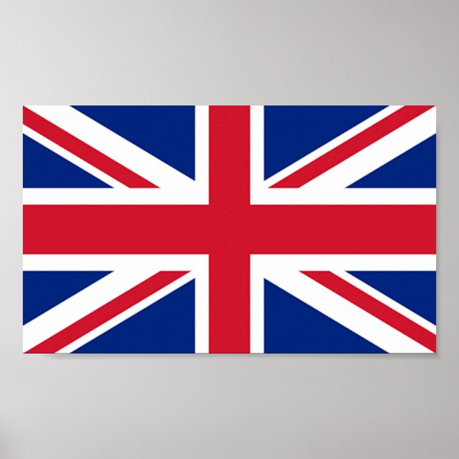 Póster Bandera de la isla de Ascensión (Frente)