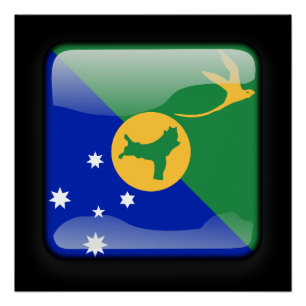 Póster Bandera de la isla de los Navidades