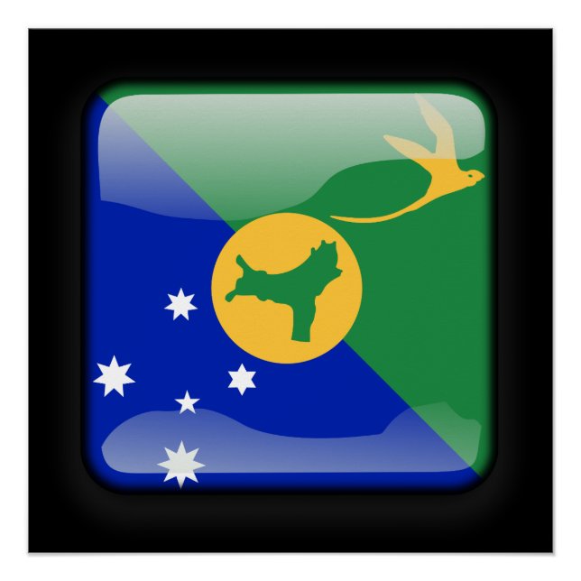 Póster Bandera de la isla de los Navidades (Anverso)