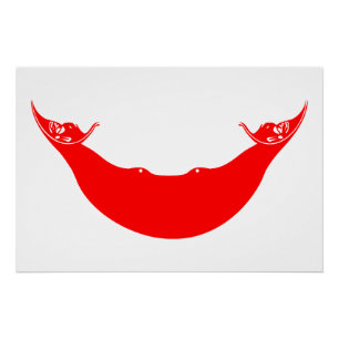 Póster Bandera de la Isla de Pascua