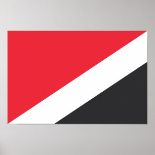 Póster Bandera de la Principado de Sealand