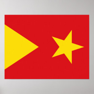 Póster Bandera de la región de Tigray