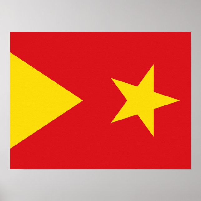 Póster Bandera de la región de Tigray (Frente)
