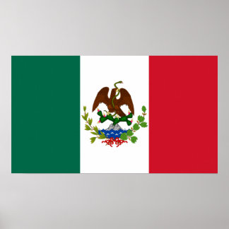 Póster Bandera de la República Mexicana 1835, Mexicanos L