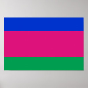 Póster Bandera de la República Popular de Kuban