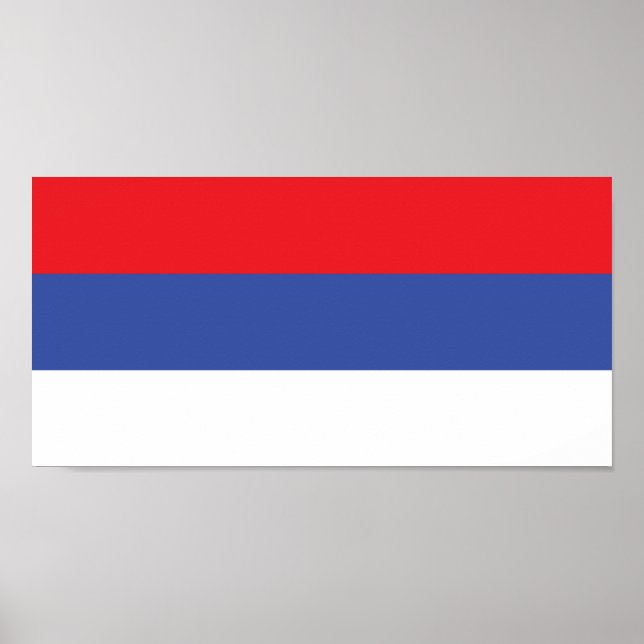 Póster Bandera de la República Srpska (Frente)