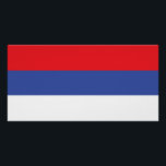 Póster Bandera de la República Srpska<br><div class="desc">Bandera patriótica de la República Srpska</div>